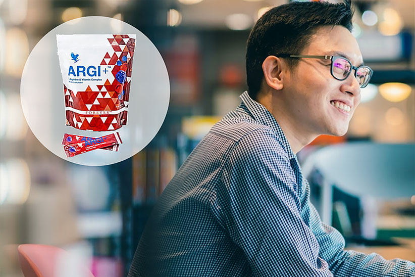毎日の活力の源フォーエバー エーアールジーアイプラス(ARGI+)